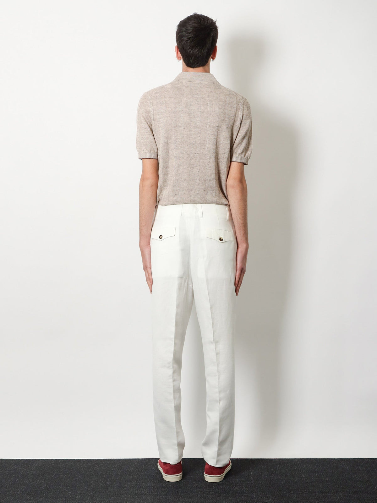 Brunello Cucinelli Linen and cotton trousers - Neve
