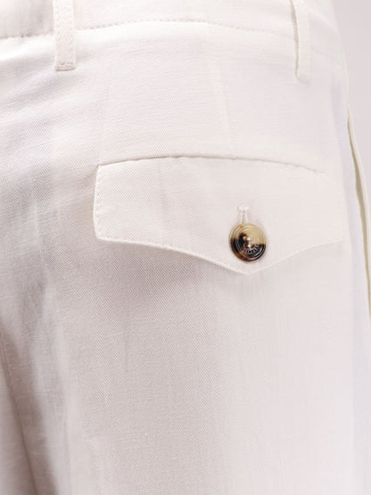 Brunello Cucinelli Linen And Cotton Trousers