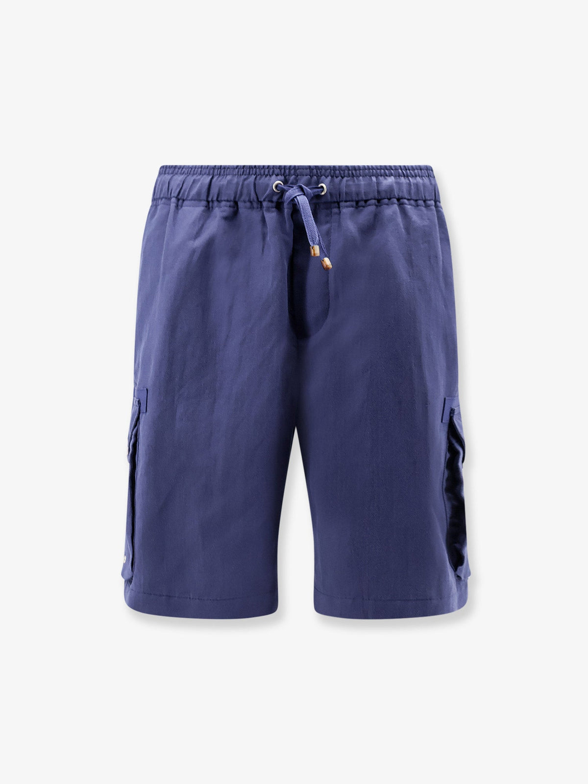 Brunello Cucinelli Linen and cotton shorts - Blucolorato