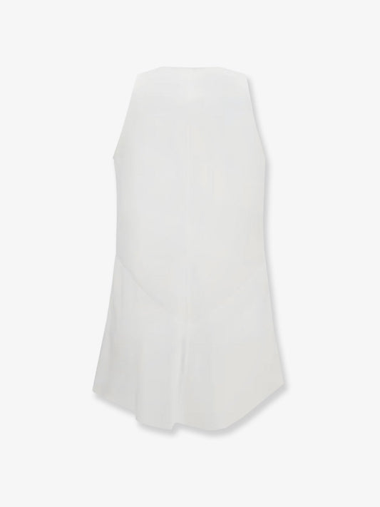 Brunello Cucinelli Cotton and silk top - Natural