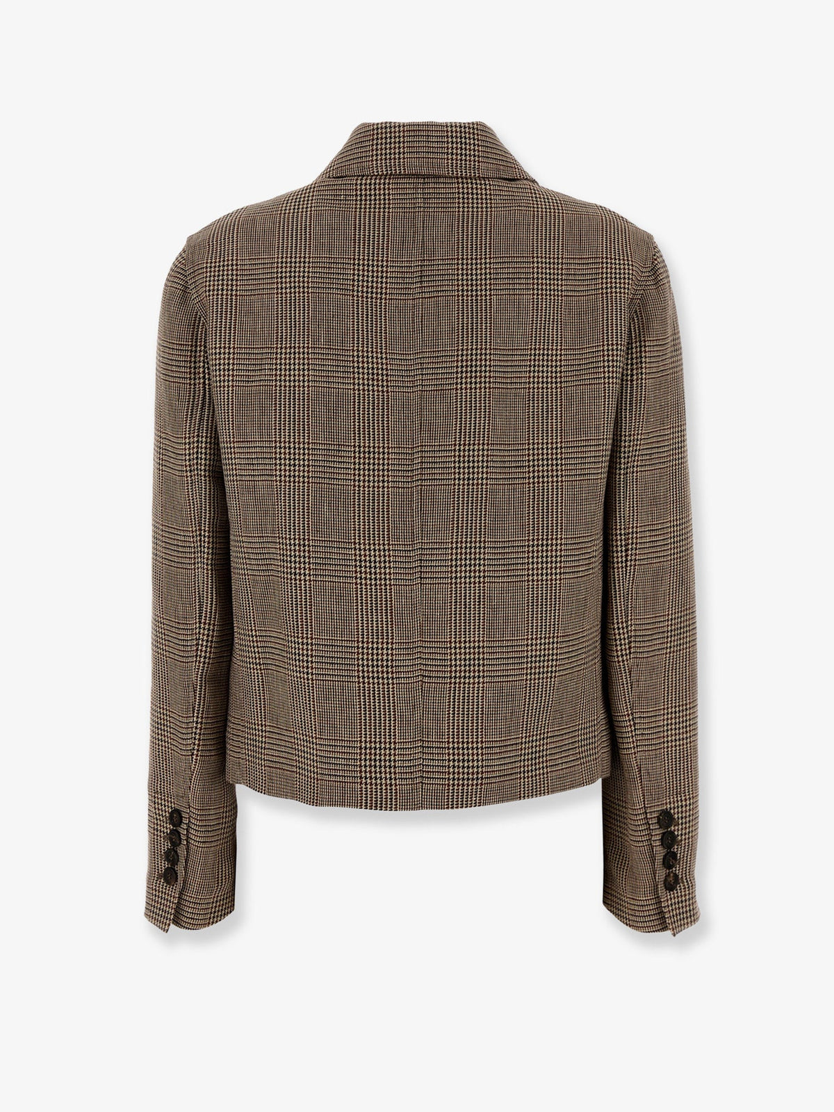 Brunello Cucinelli Cropped linen jacket - Cottobeige