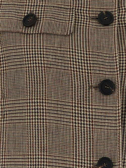 Brunello Cucinelli Cropped linen jacket - Cottobeige