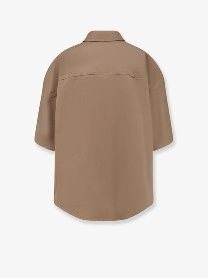 Brunello Cucinelli Linen and cotton blend shirt - Camel