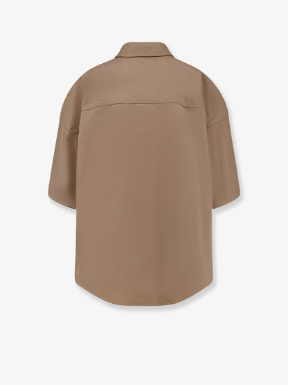BRUNELLO CUCINELLI - Linen and cotton blend shirt