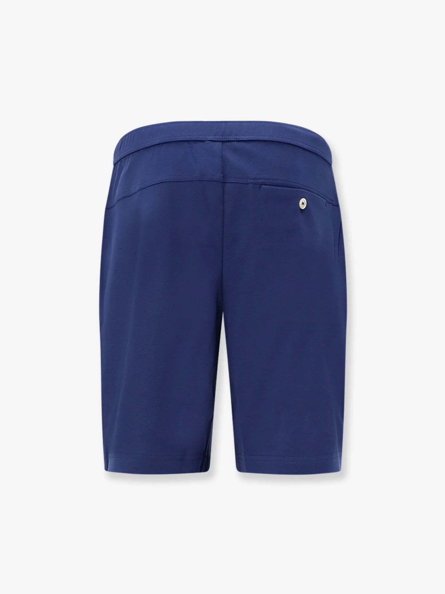 BRUNELLO CUCINELLI - Cotton Bermuda shorts with contrasting logo