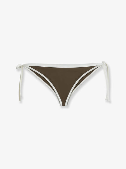 Brunello Cucinelli Nylon Bikini Bottoms With Contrasting Profiles