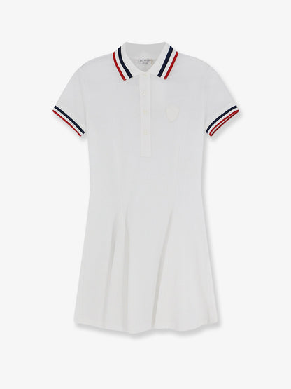 Brunello Cucinelli Stretch cotton piquet mini dress - Bianco