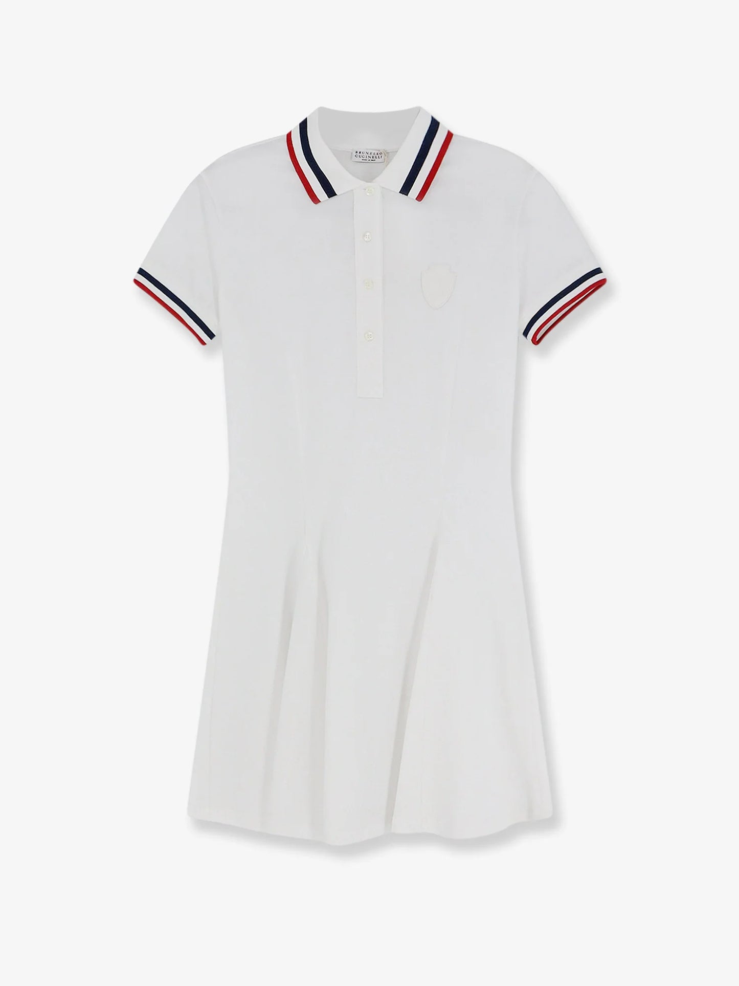 Brunello Cucinelli Stretch Cotton Piquet Mini Dress