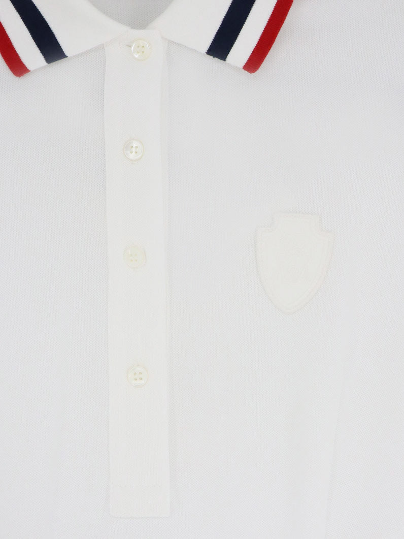 Brunello Cucinelli Stretch cotton piquet mini dress - Bianco