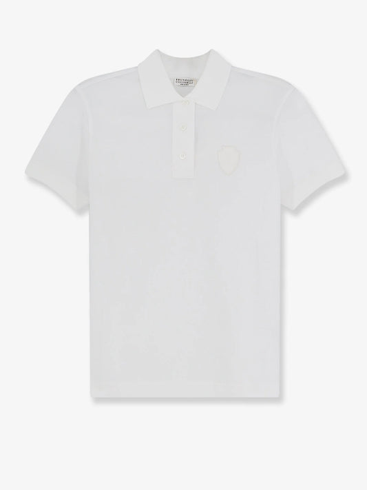 Brunello Cucinelli Cotton Blend Polo Shirt