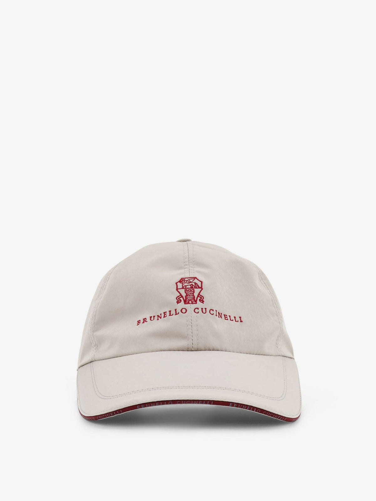 Brunello Cucinelli Baseball Hat with Logo - Brown Freddo Rosso