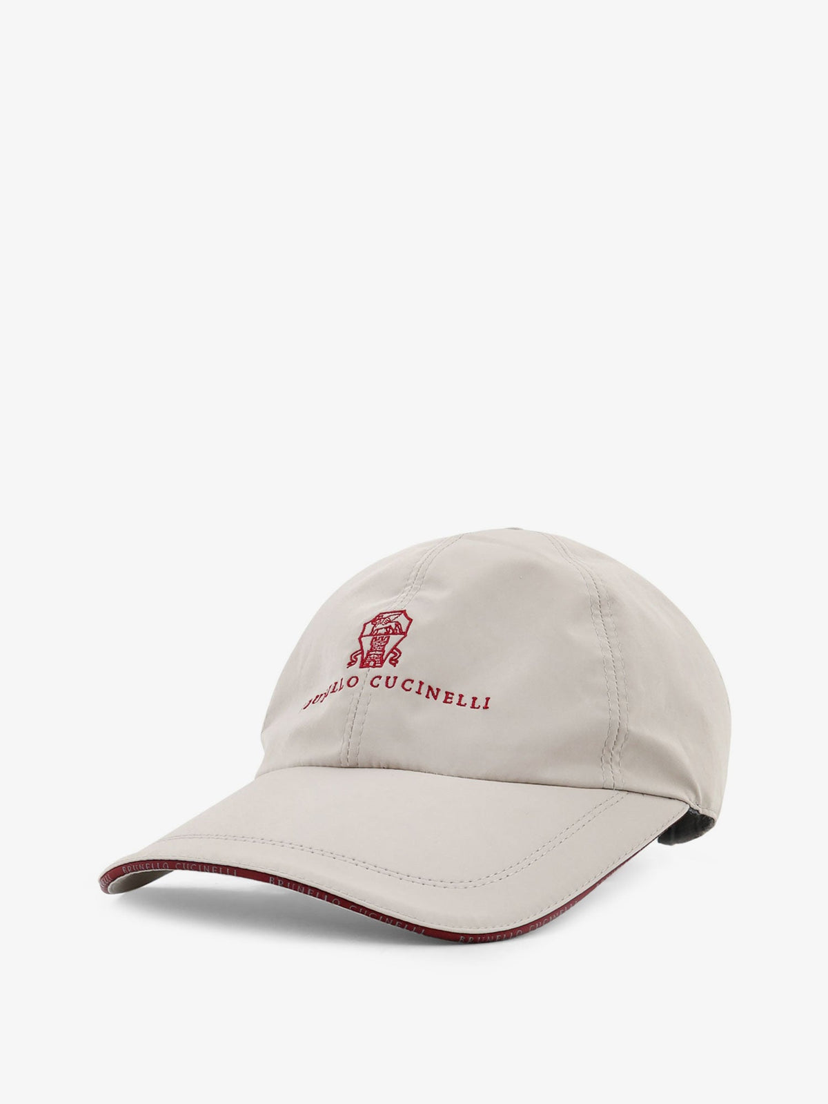 Brunello Cucinelli Baseball Hat with Logo - Brown Freddo Rosso