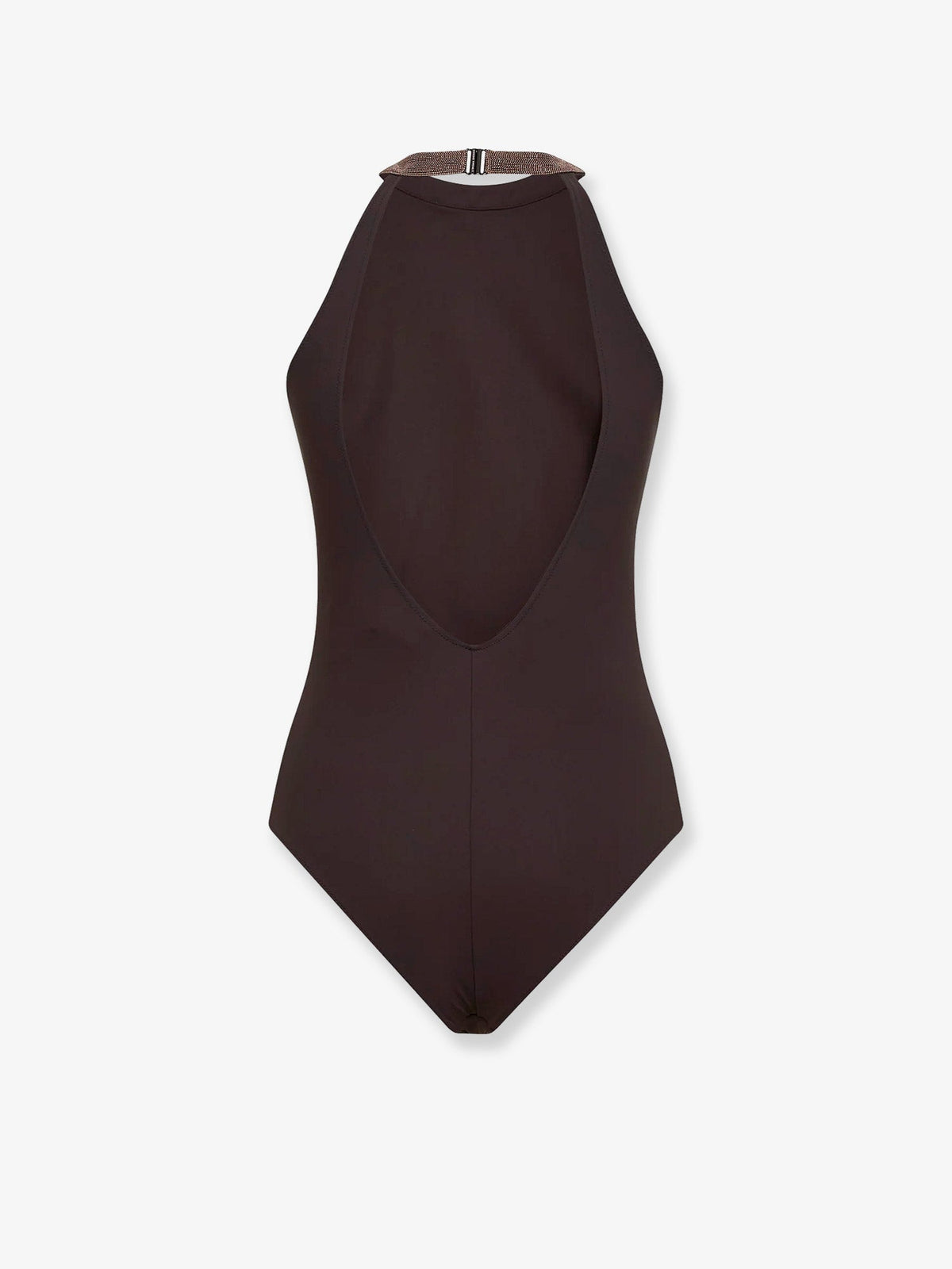 Brunello Cucinelli Stretch one piece swimsuit - White