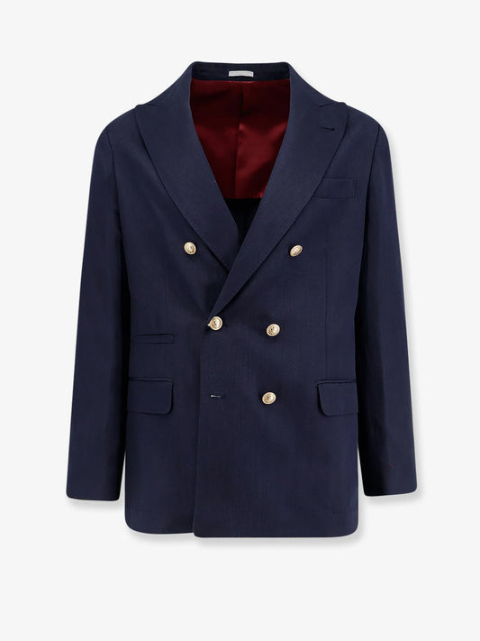 Brunello Cucinelli Silk And Linen Blazer
