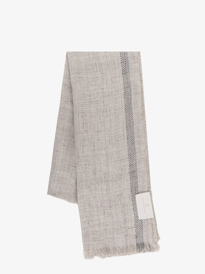 Brunello Cucinelli Linen scarf - Jutagrigio