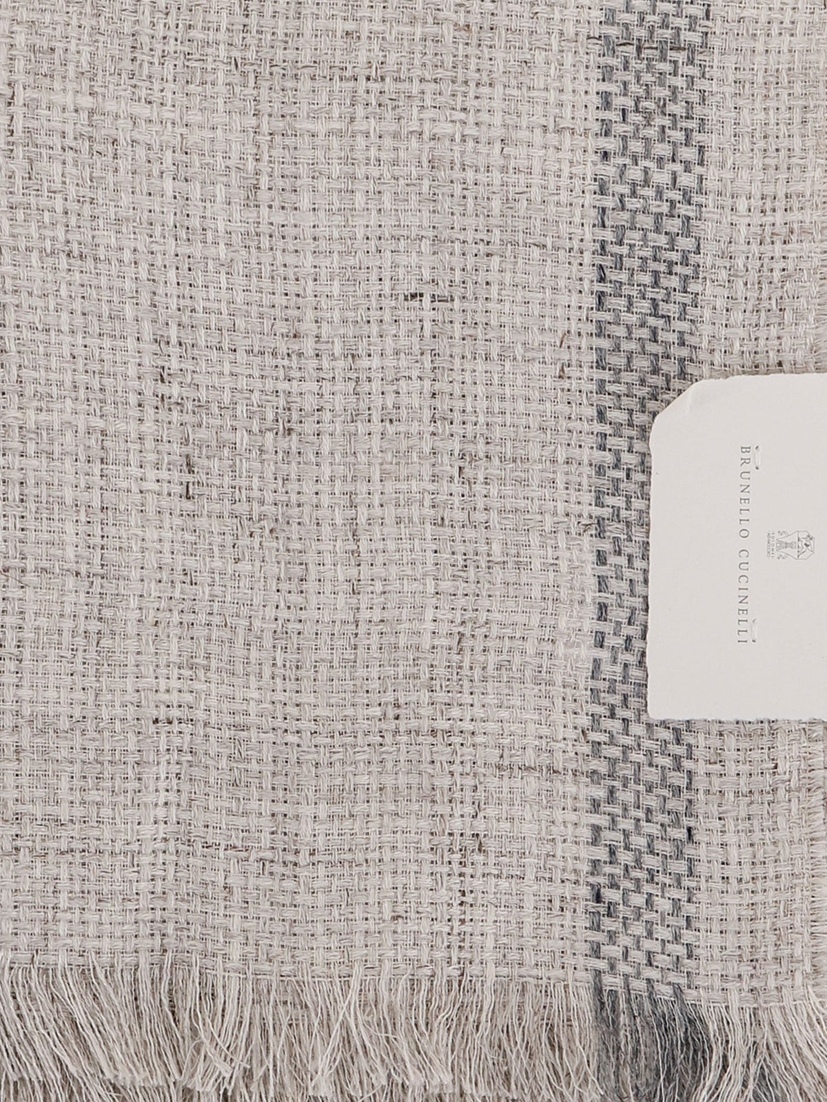 Brunello Cucinelli Linen scarf - Jutagrigio
