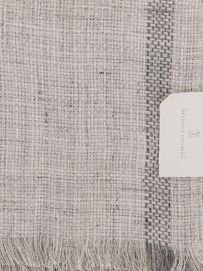 Brunello Cucinelli Linen scarf - Jutagrigio