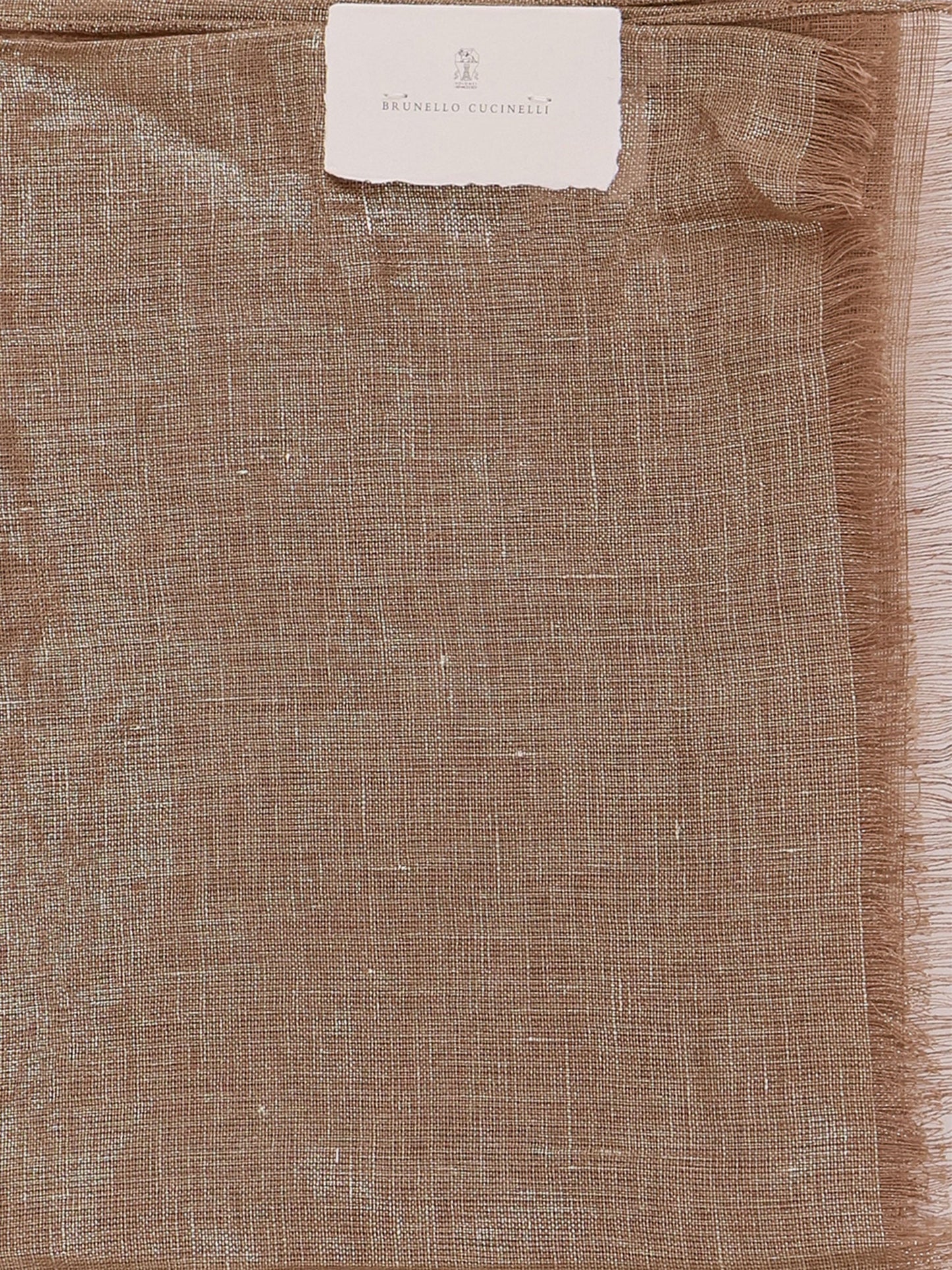 Brunello Cucinelli Linen Lurex Scarf