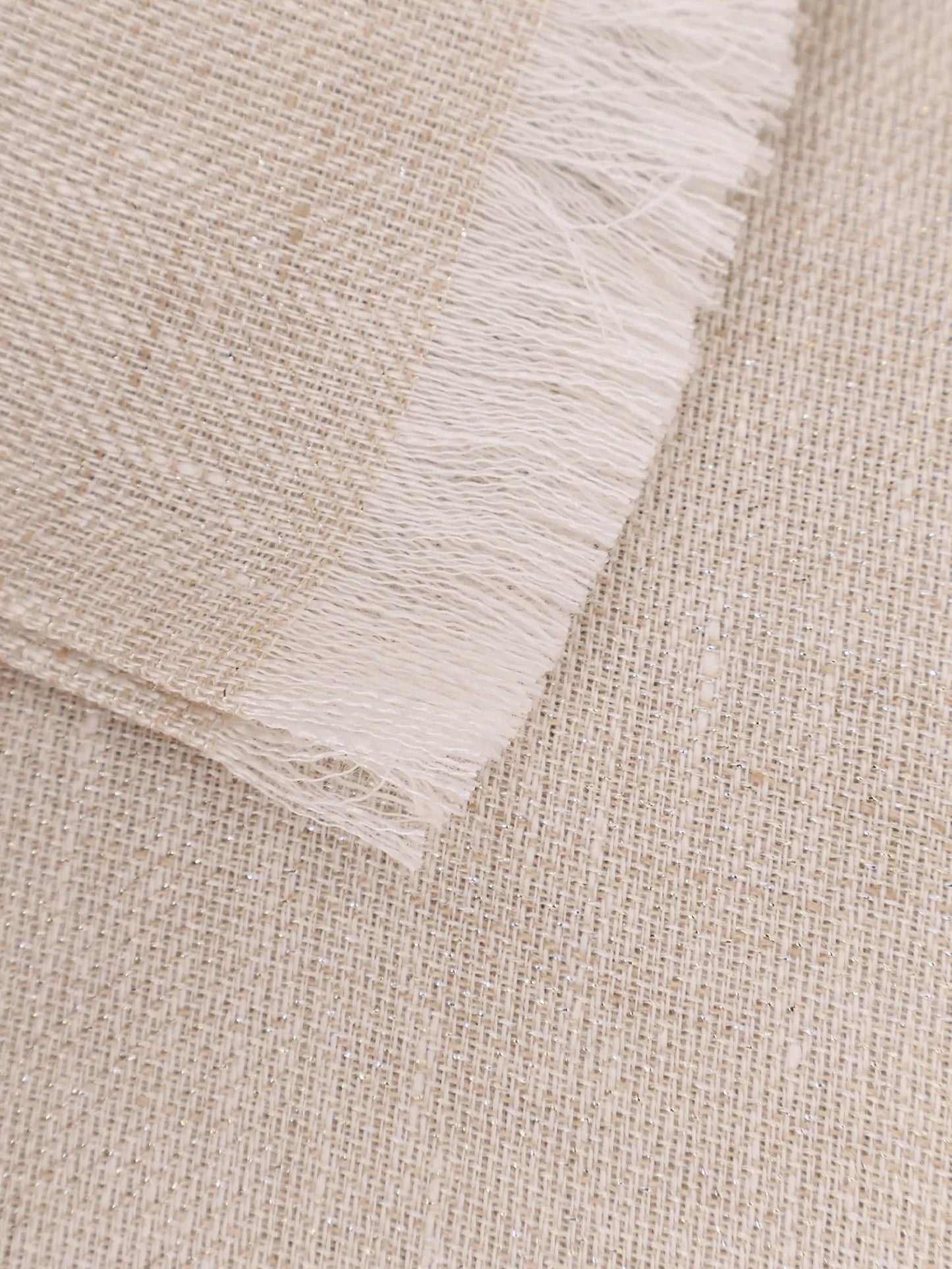 Brunello Cucinelli Sparkling Linen Scarf