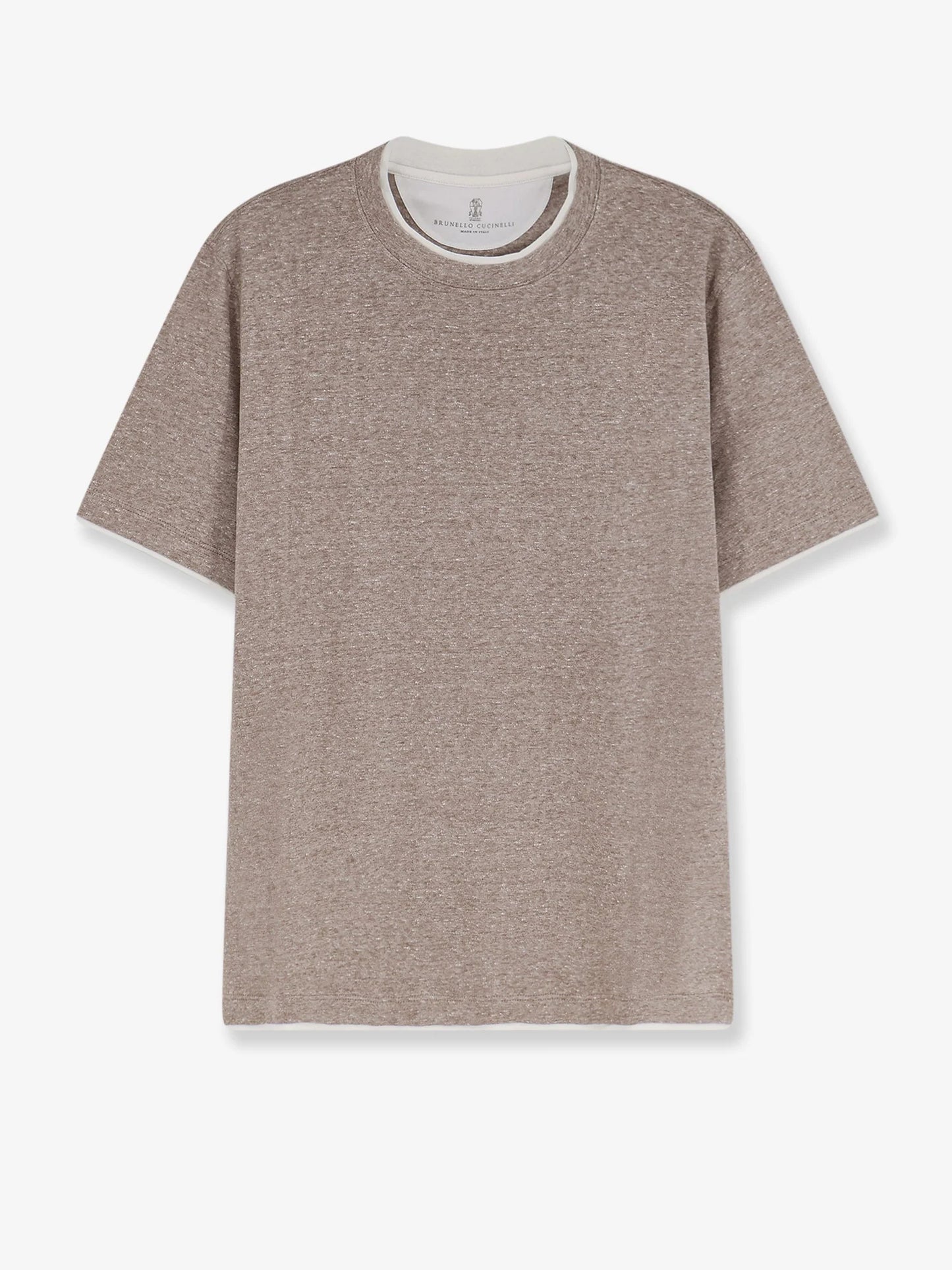 Brunello Cucinelli Linen And Cotton T Shirt