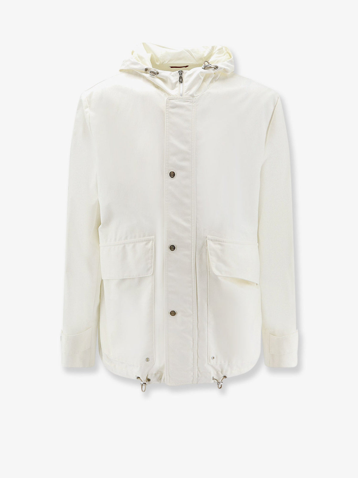 Brunello Cucinelli Cotton and nylon blend jacket - Off White Panama