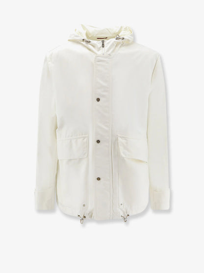 BRUNELLO CUCINELLI - Cotton and nylon blend jacket
