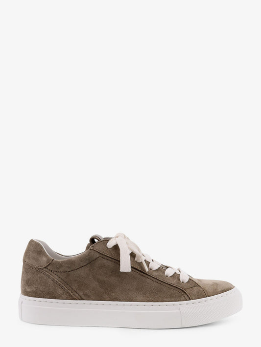 Brunello Cucinelli Suede Sneakers With Monili Detail