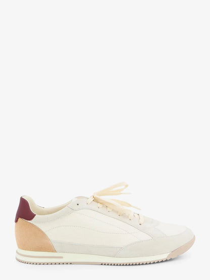 BRUNELLO CUCINELLI - Leather sneakers with suede inserts