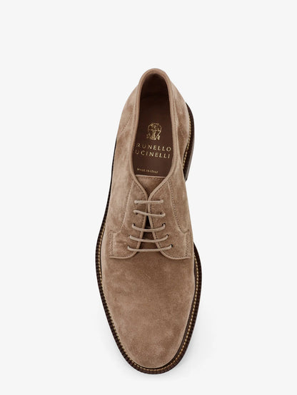 Brunello Cucinelli Suede Lace Up