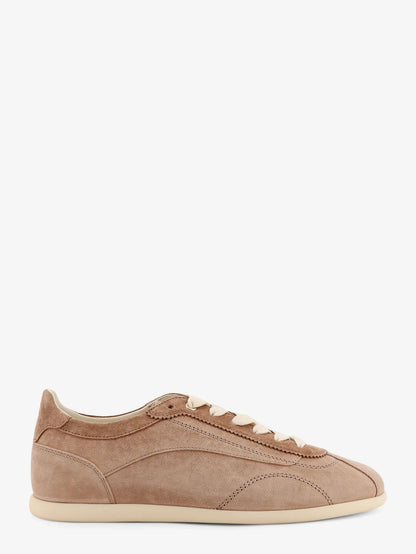 Brunello Cucinelli Leather Sneakers With Stitching Detail