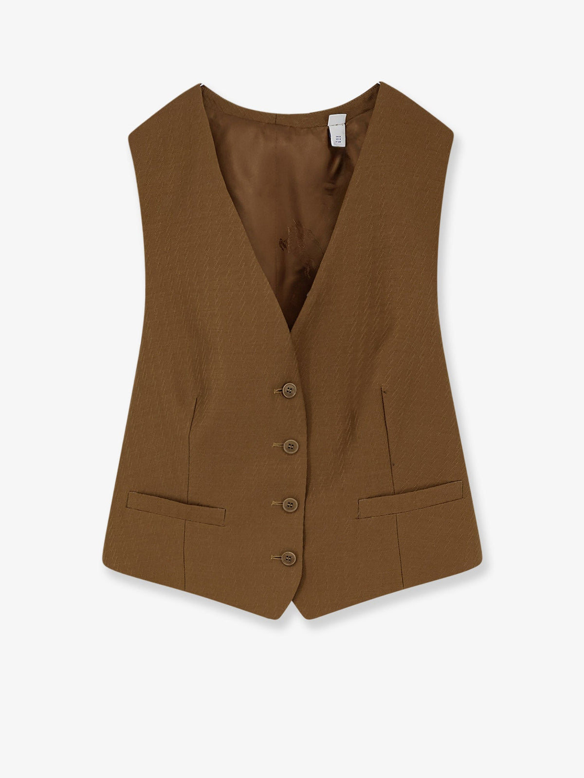 Burberry Warren wool and mohair vest - Hazelnut