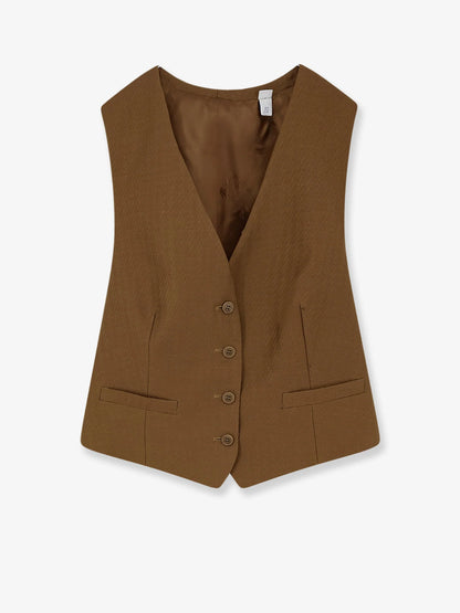 BURBERRY - Warren wool and mohair vest