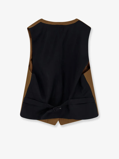 BURBERRY - Warren wool and mohair vest