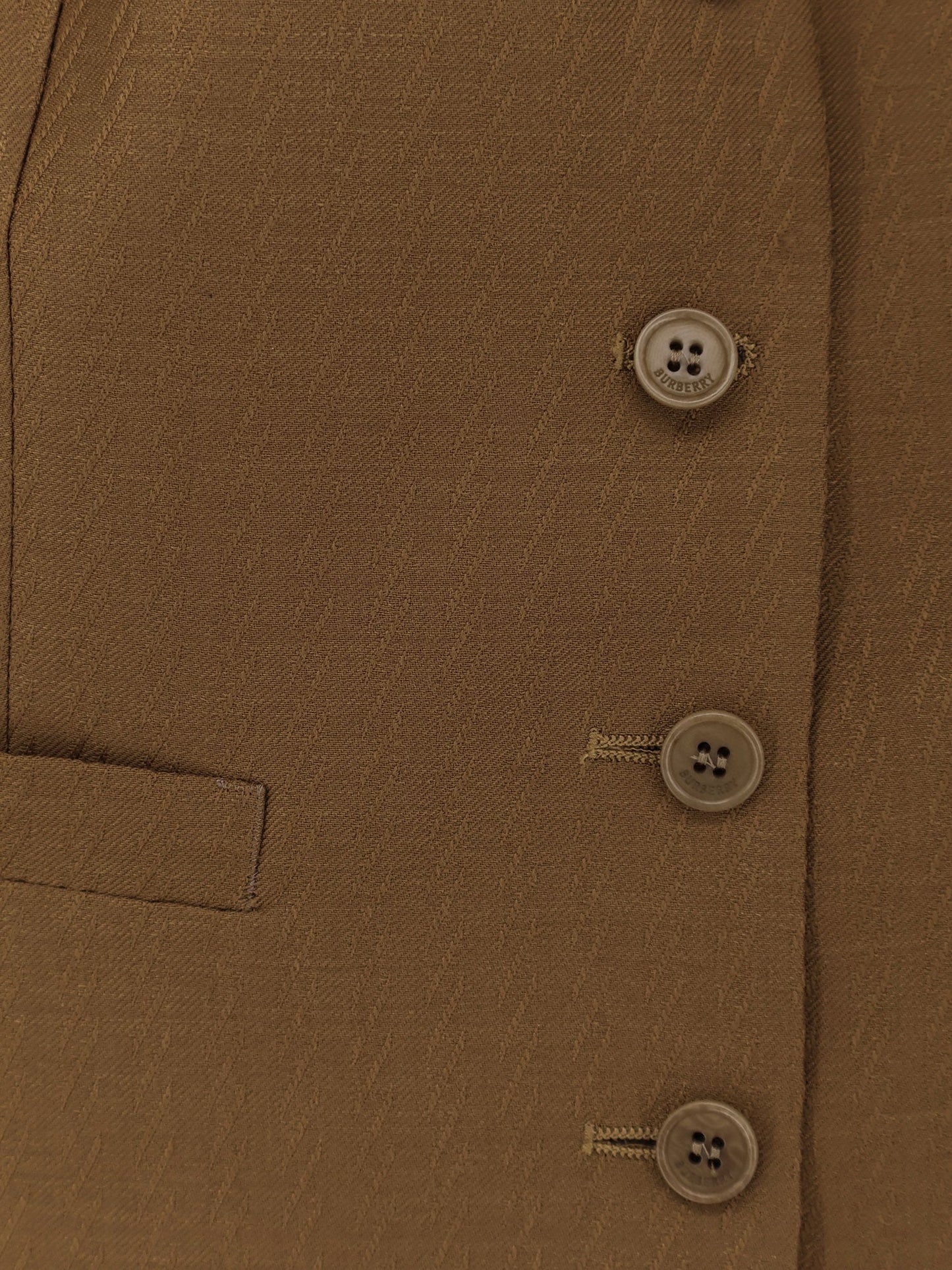 BURBERRY - Warren wool and mohair vest