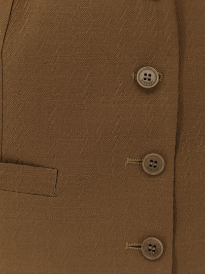 BURBERRY - Warren wool and mohair vest