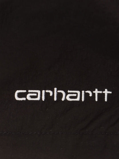 Carhartt WIP Nylon swim trunk with embroidered logo - Nero