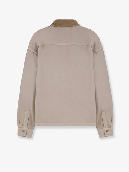 Carhartt WIP Prescott canvas jacket with front logo patch - String