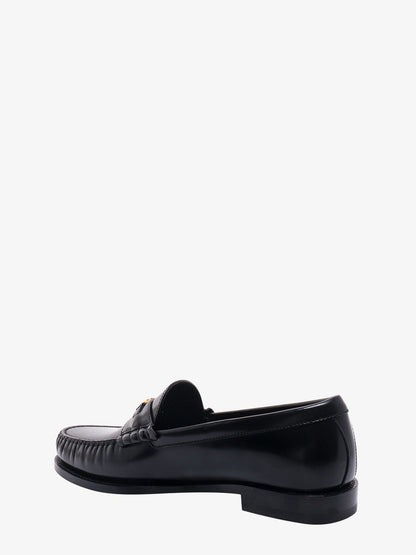 Celine Triomphe 15 leather loafers - Black