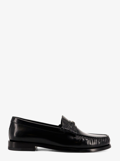 Celine Celine Luco leather loafers - Black / Silver