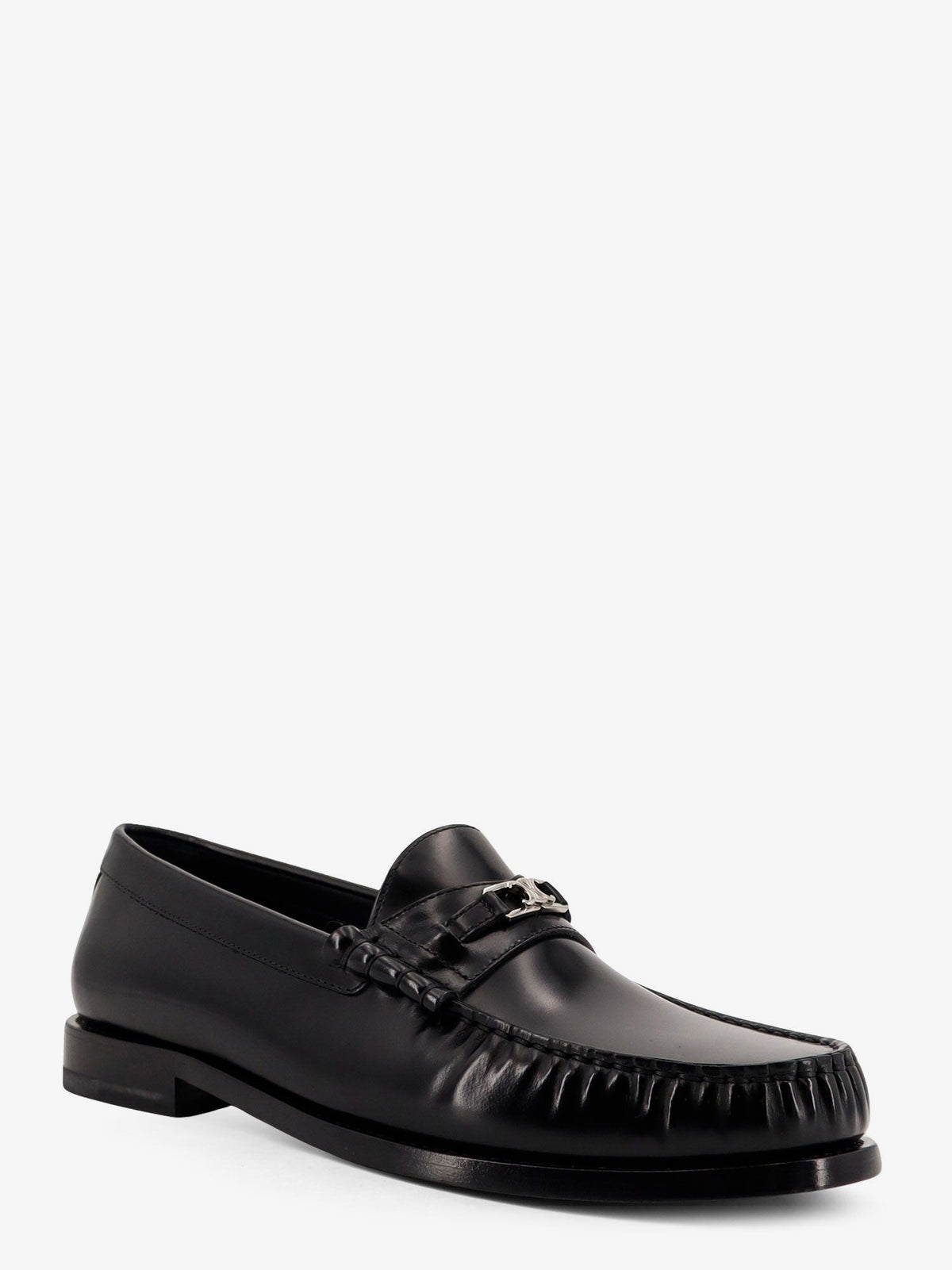 Celine Celine Luco leather loafers - Black / Silver
