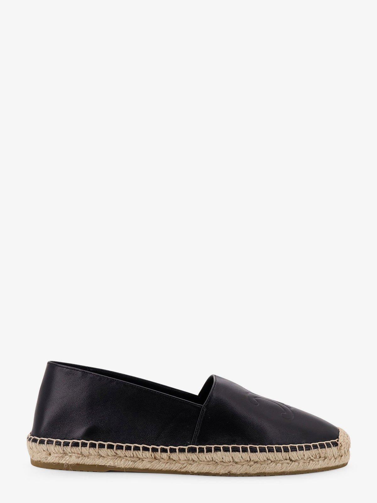 Celine Leather espadrilles with Triomphe detail - Nero