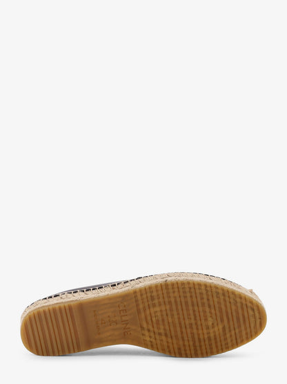 Celine Leather espadrilles with Triomphe detail - Nero
