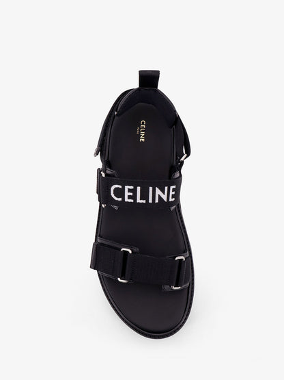 Celine Sandali in tela jacquard Celine - Black