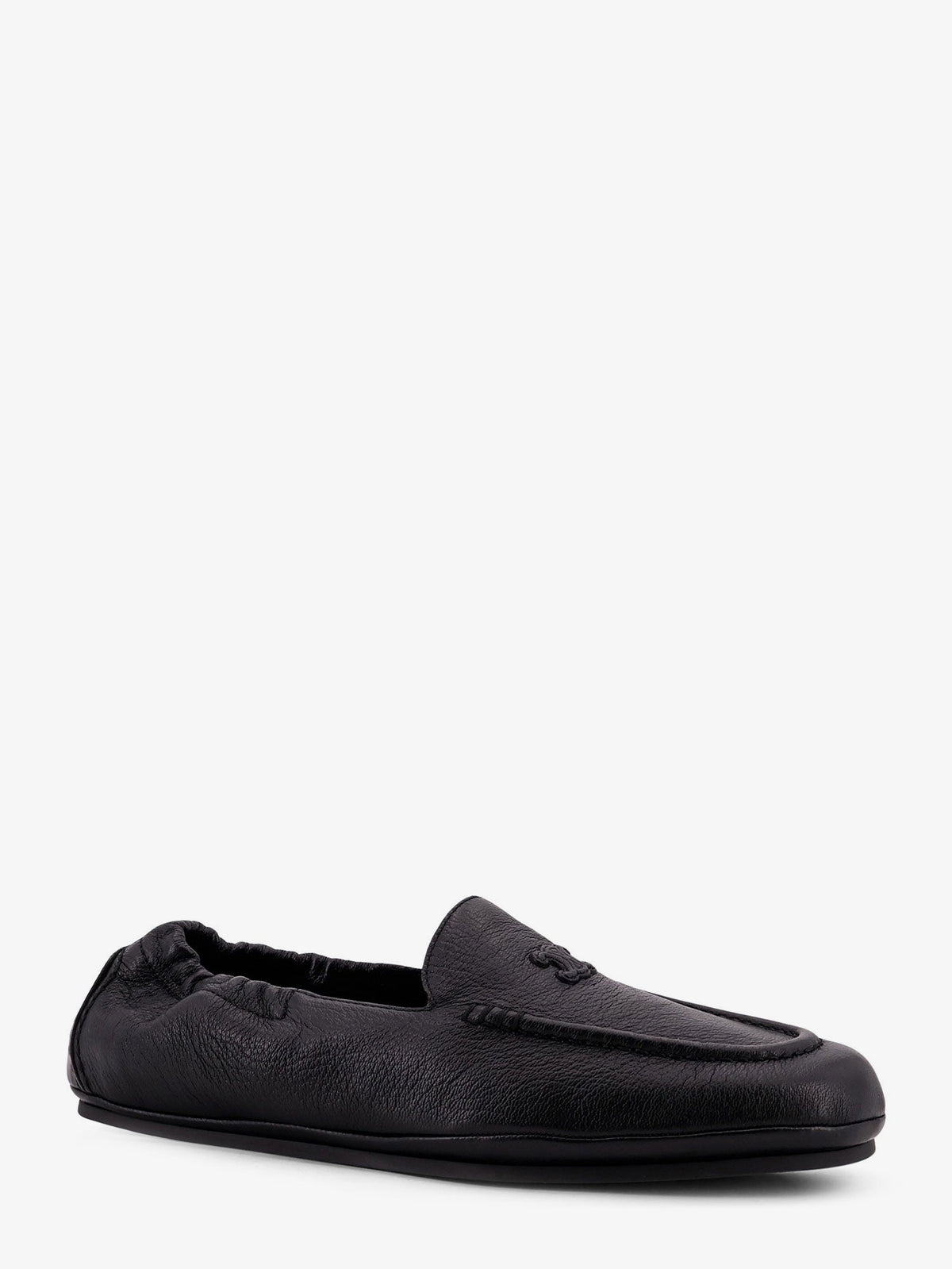 Celine Adam leather slip-on loafers - Black