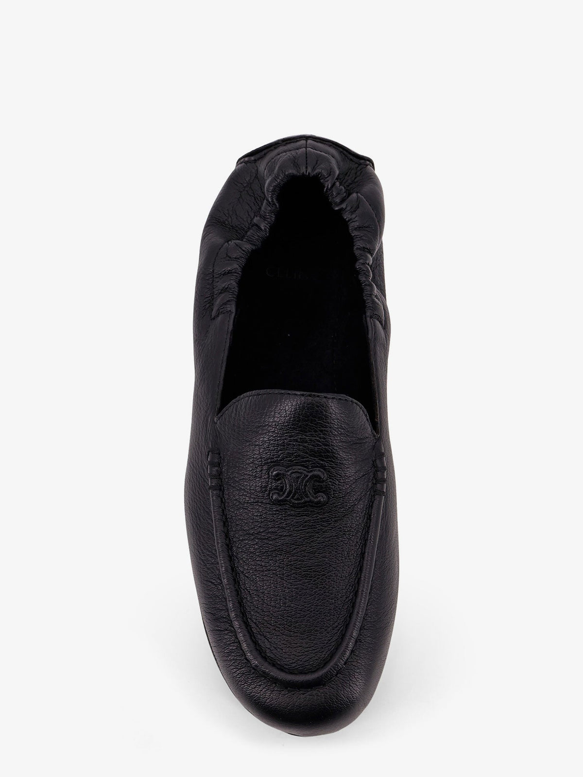 Celine Adam leather slip-on loafers - Black