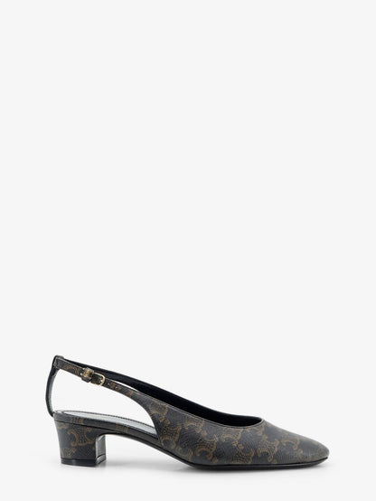 Celine Neo City Triomphe coated canvas décolleté - Blackbrown