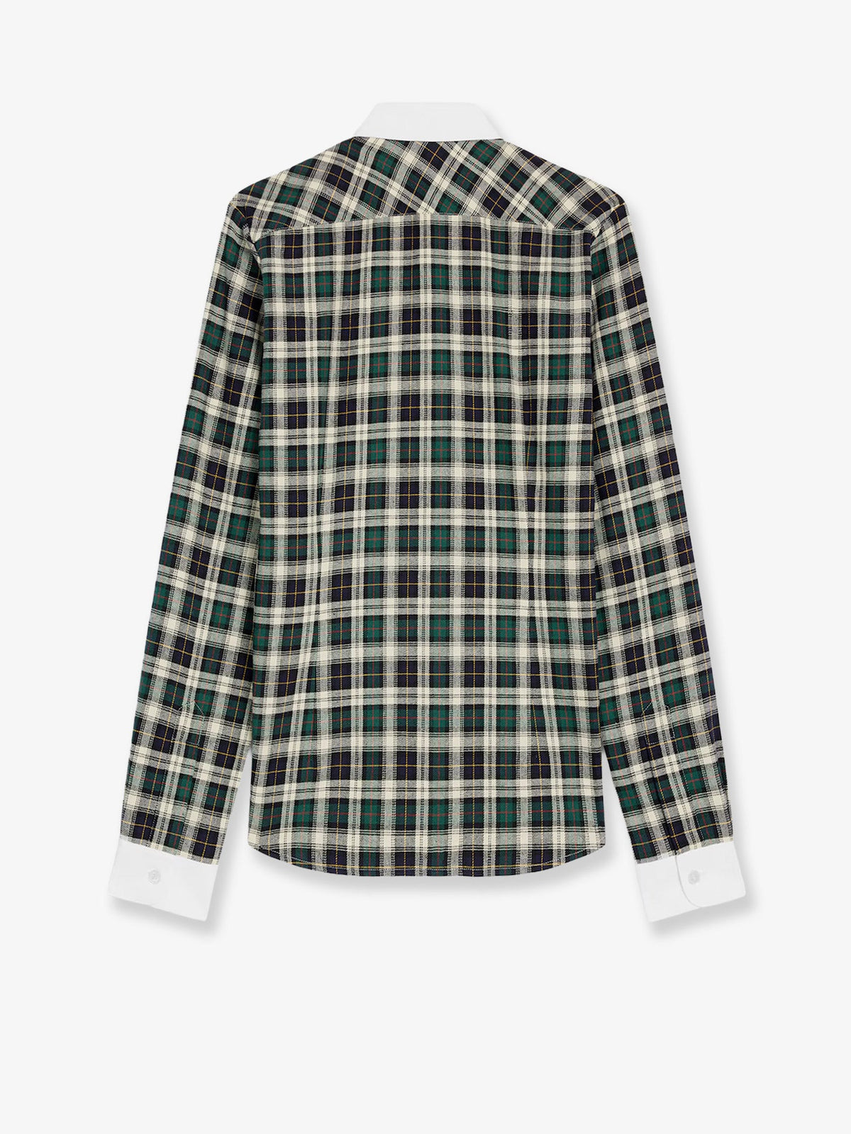 Celine Tartna cotton shirt - Green/Navy/Chalk