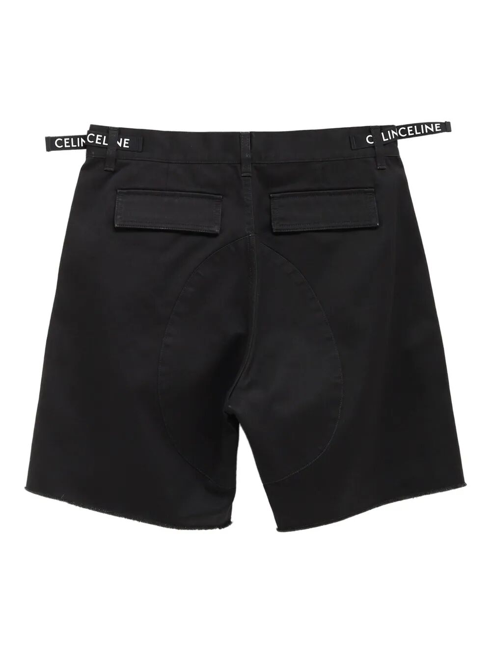 Celine Cargo cotton bermuda shorts - Black