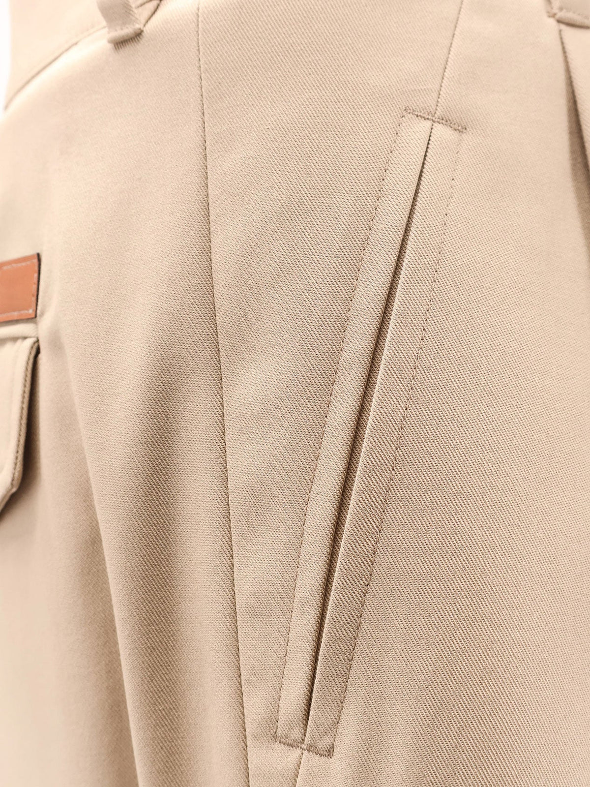 Celine Cotton trousers - Britishbeige