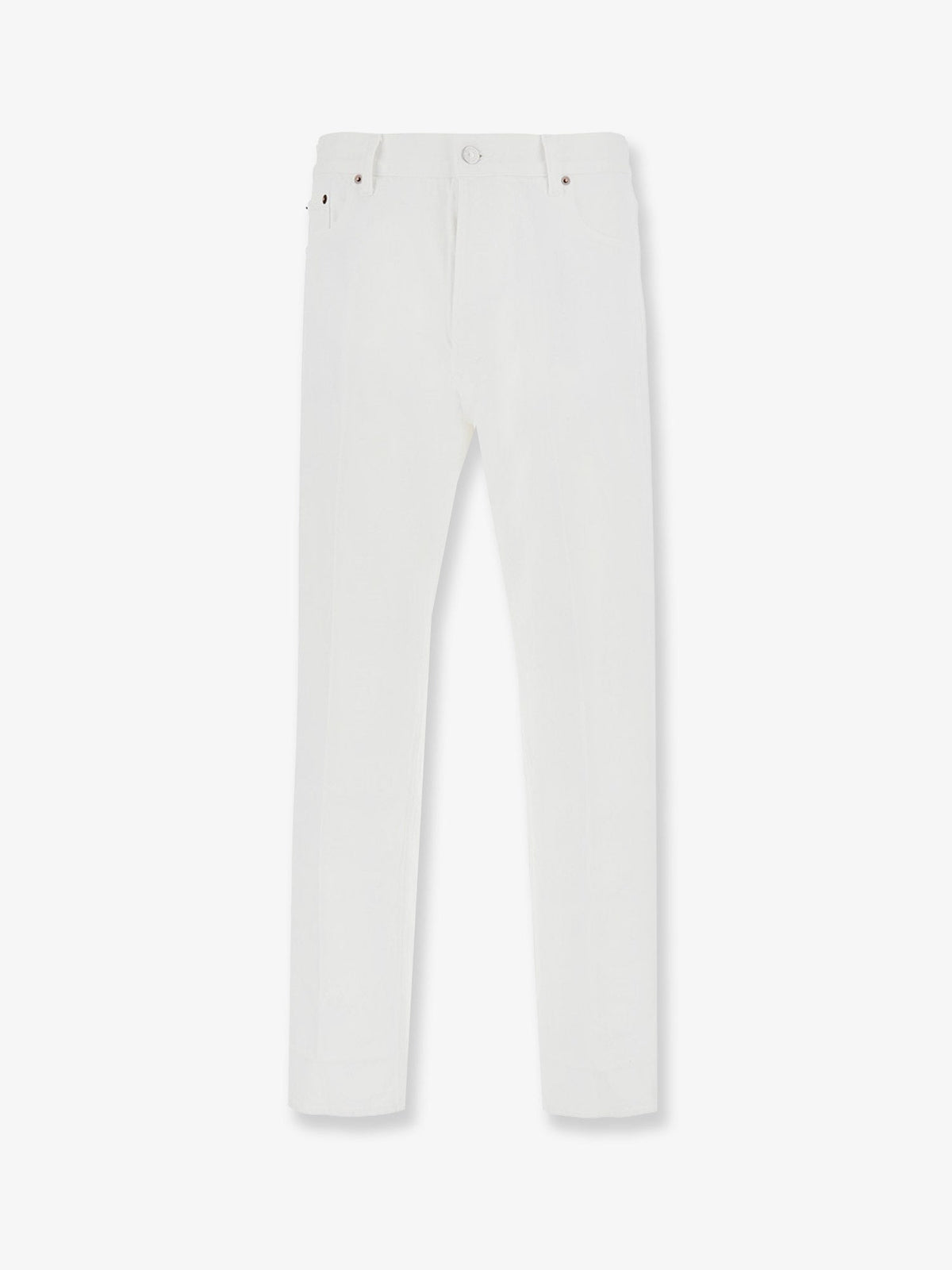Celine Boyfriend cotton trousers - Whiteheavystonewash